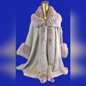 Pia Rossini Soft Blush Chic Urban Cool Luxury Jacket One Size